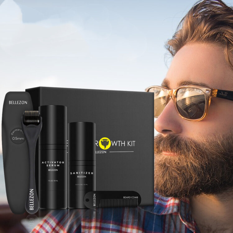 Beard Growth Liquid Beard Care Set Beard Growth Kit