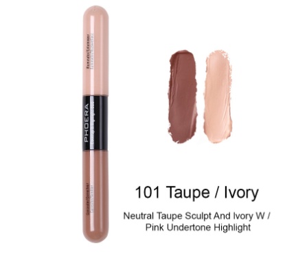 Double Heads Are Suitable For Any Skin Type Natural Color Brightening Liquid Concealer Full-Coverage