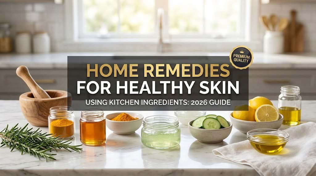 Home Remedies for Healthy Skin Using Kitchen Ingredients: 2026 Guide