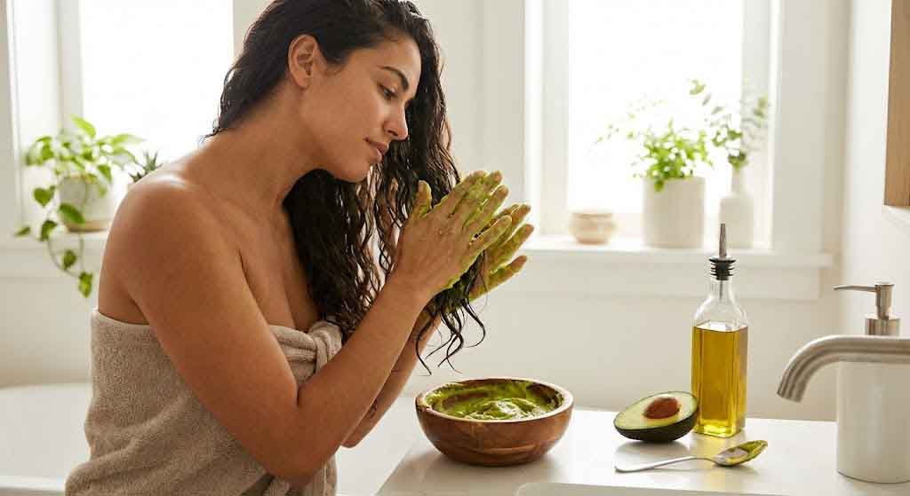Avocado and Olive Oil Mask for Significant Moisture