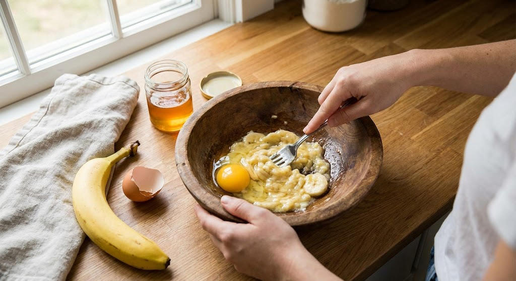 Banana and Egg Mask for Strength and Repair