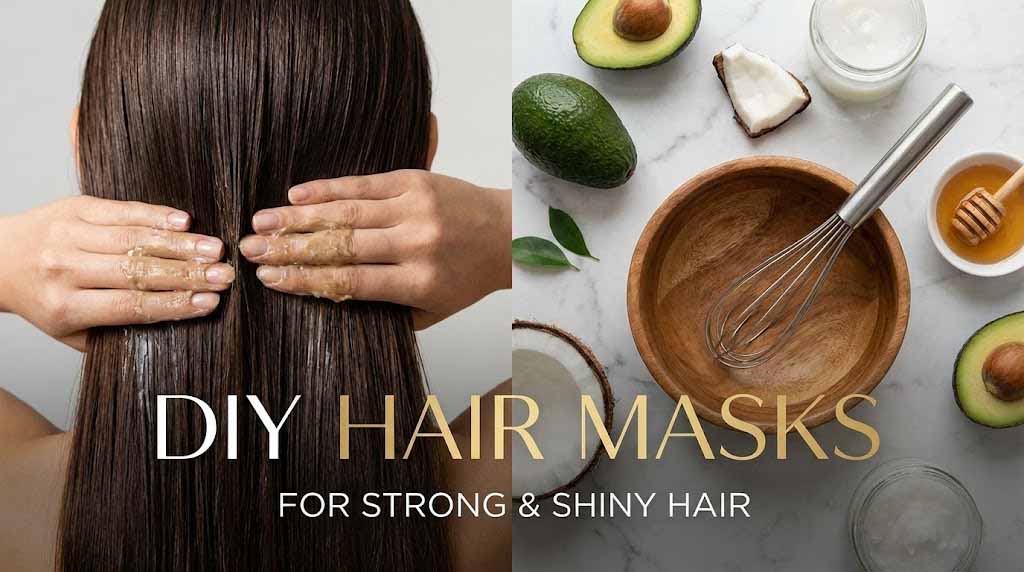 DIY Hair Masks for Strong and Shiny Hair