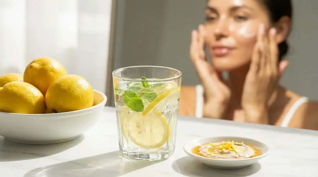 Skin Advantages of Lemon Water