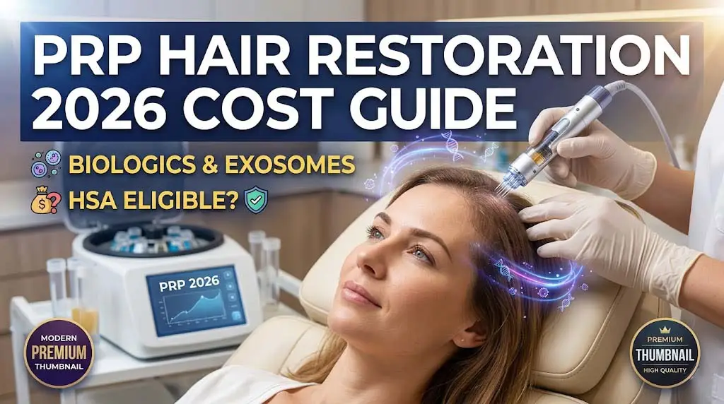 PRP Hair Restoration Cost 2026