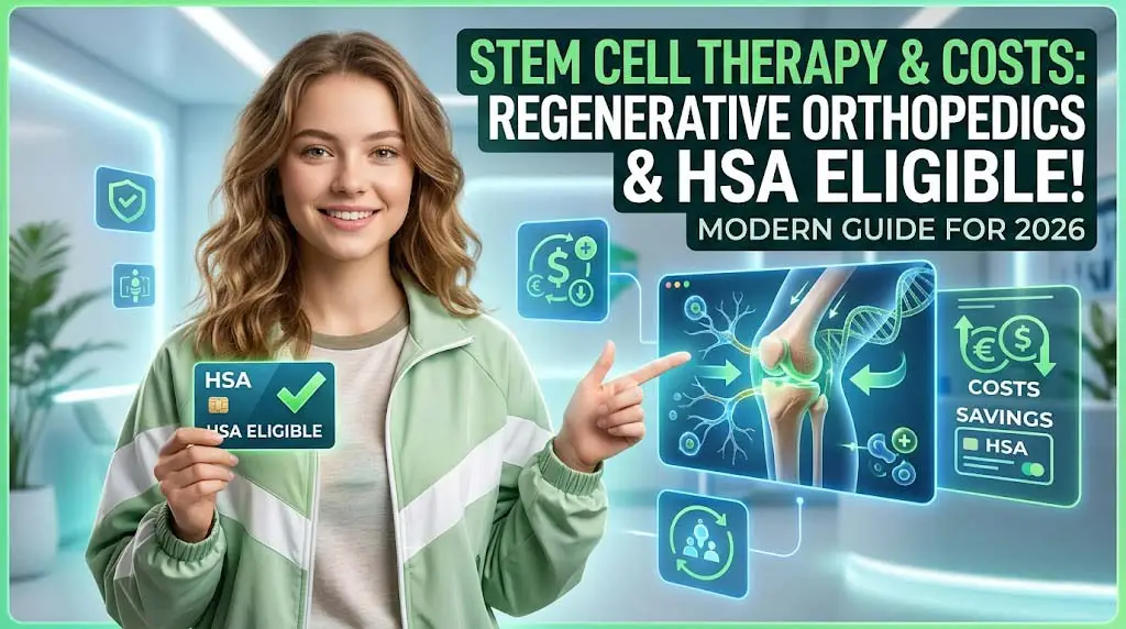 Regenerative medicine stem cell therapy cost: HSA Eligible Orthopedics
