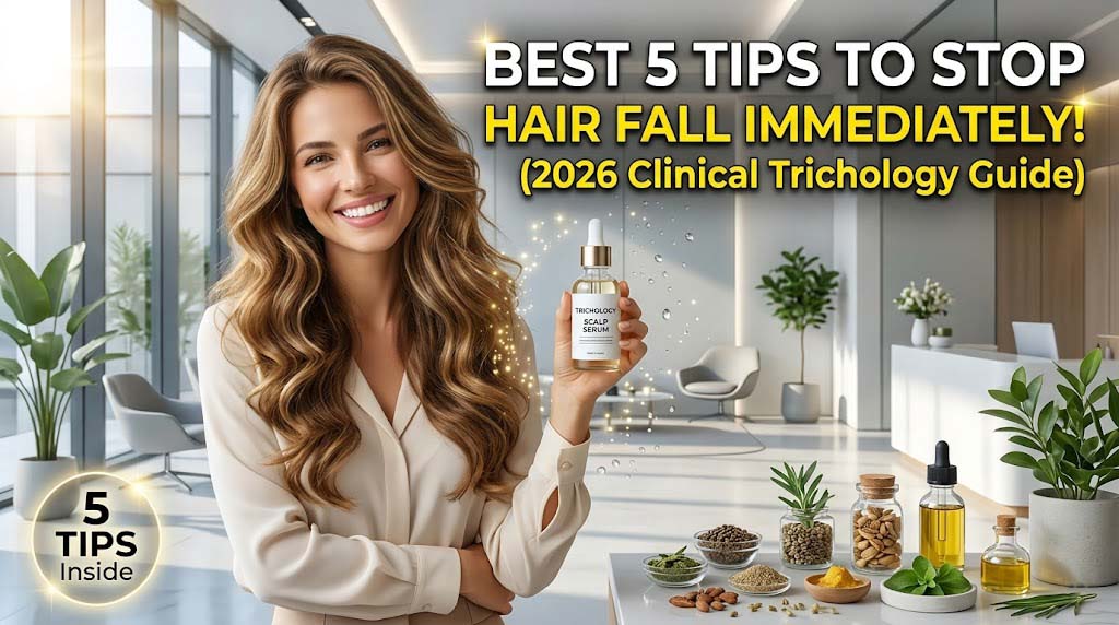 Best 5 Tips to Stop Hair Fall Immediately (2026)