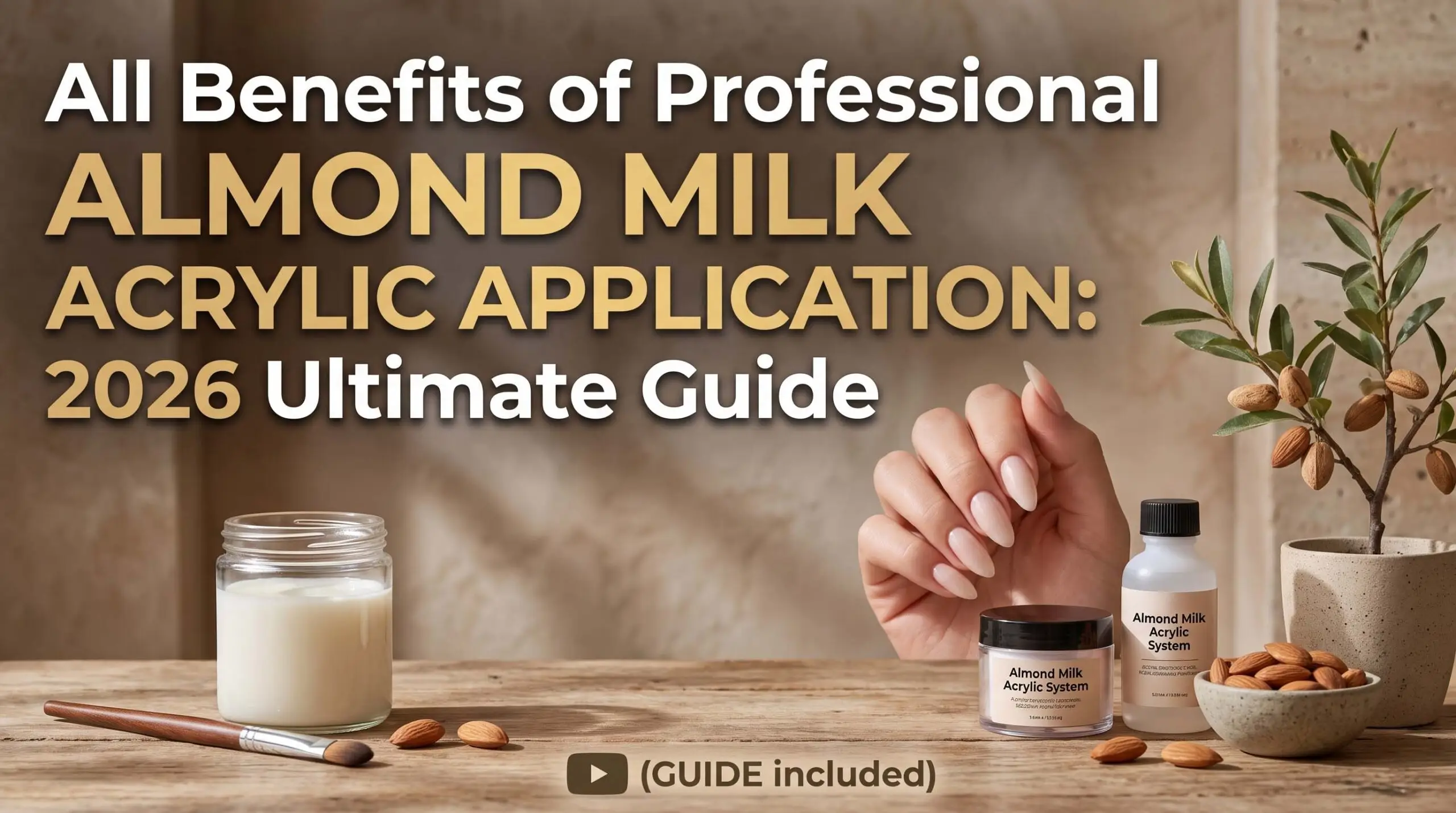 almond milk acrylic application scaled