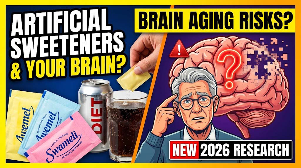 Artificial Sweeteners & Brain Aging Memory Decline Risks 2026