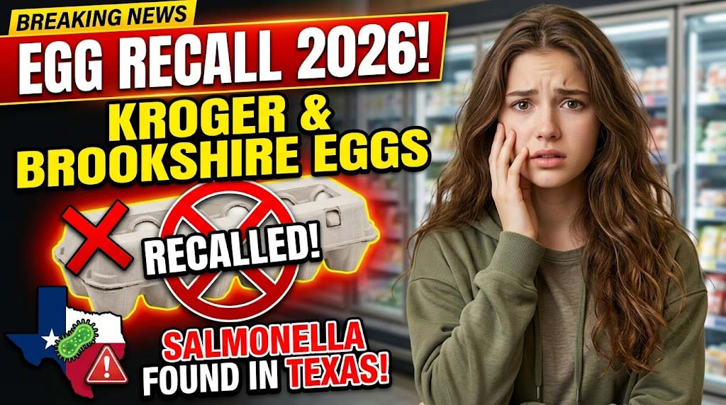 Egg Recall 2026 Kroger & Brookshire Salmonella Alert