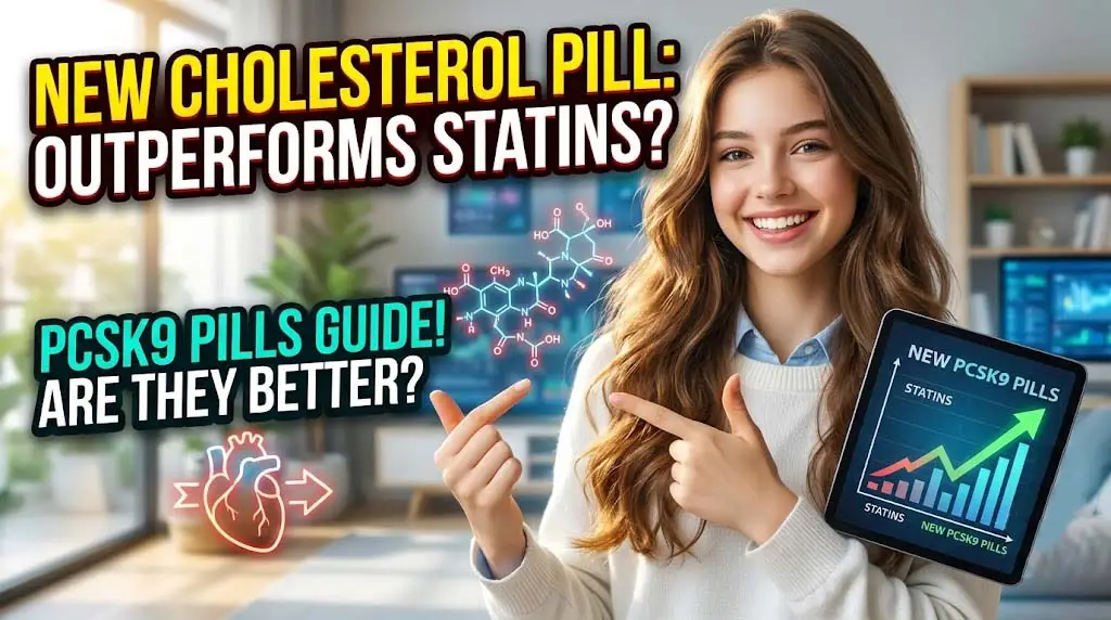 New oral PCSK9 cholesterol drugs from Merck, Amgen lower LDL far below statin levels. FDA-approved pills like Leqvio, Repatha, Praluent explained. What patients need to know about high cholesterol treatment.