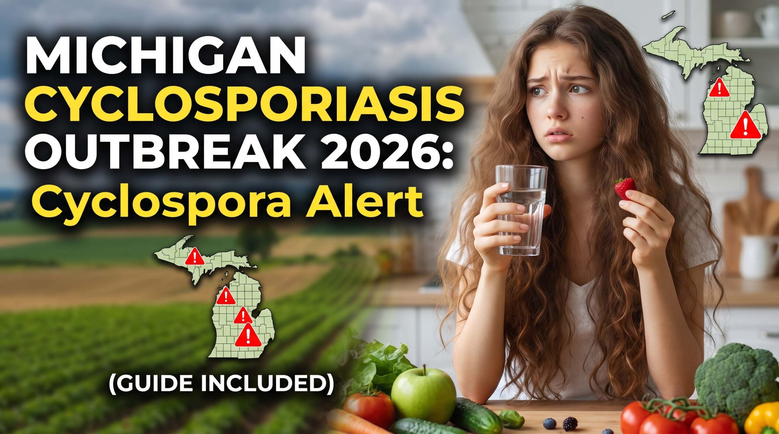 Michigan Cyclosporiasis Outbreak 2026